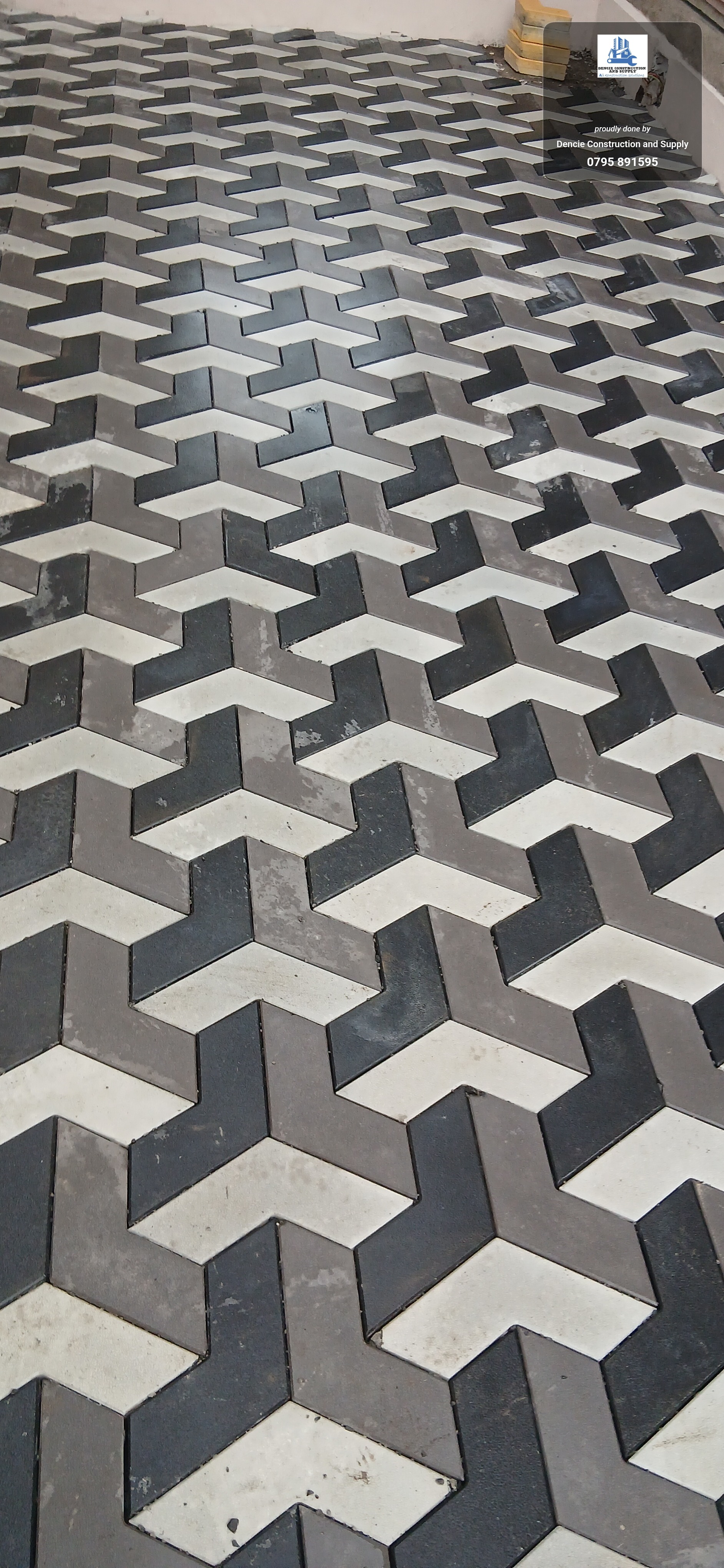 3D arrow paving